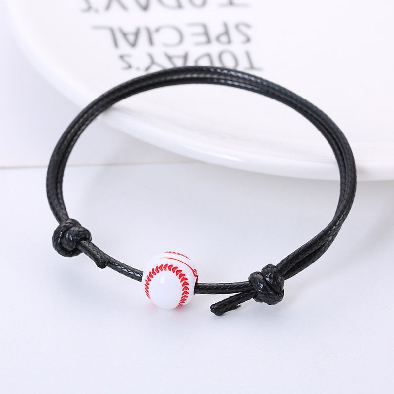 Sport Style Adjustable Braid Rope Bracelets Basketball Soccer - Etsy