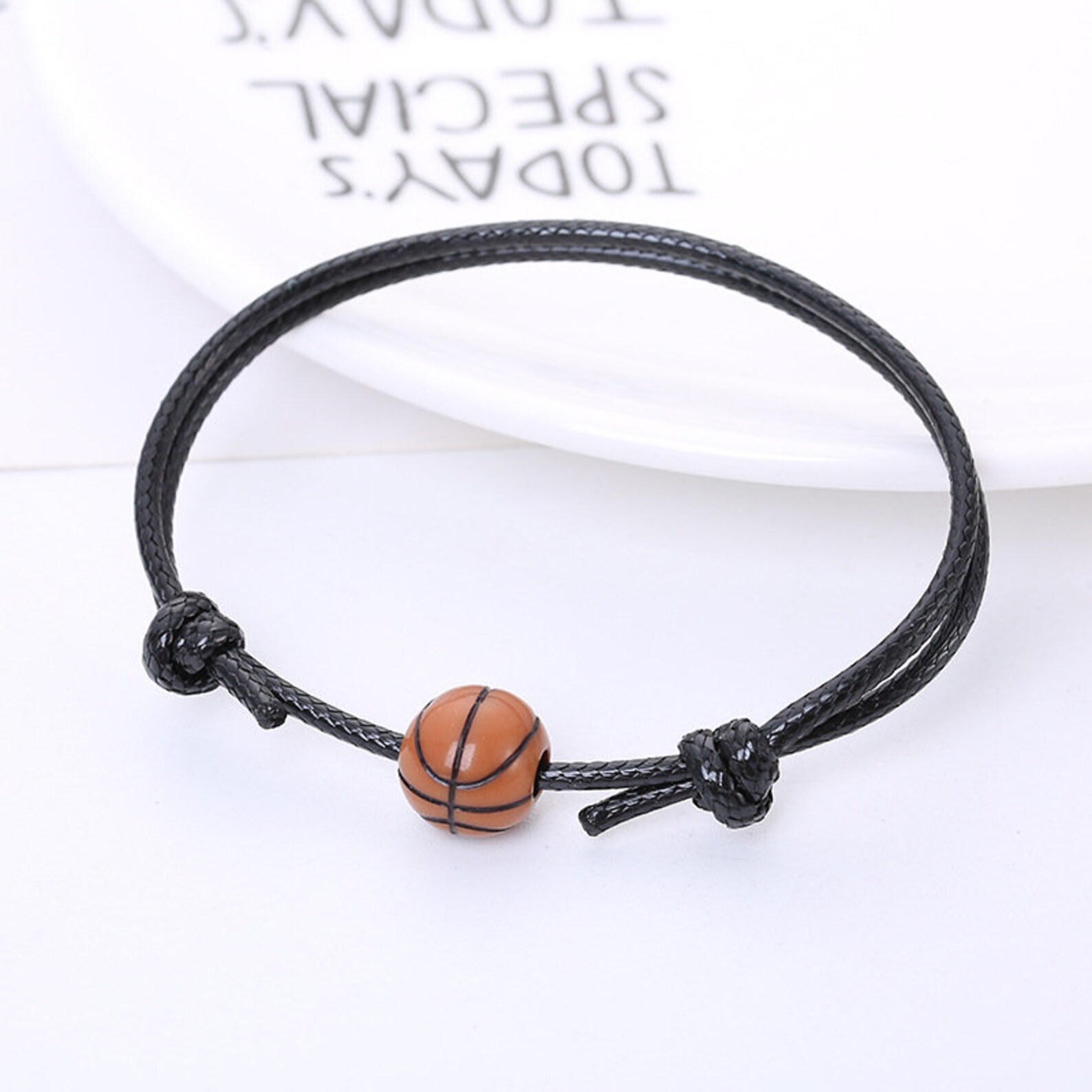 Sport Style Adjustable Braid Rope Bracelets Basketball Soccer - Etsy