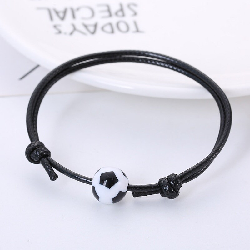 Sport Style Adjustable Braid Rope Bracelets Basketball Soccer - Etsy