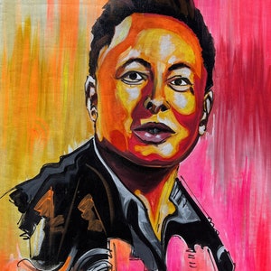 Elon Musk Original Painting