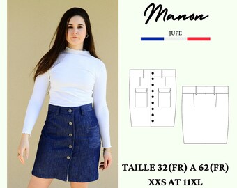 Manon - Womens Skirt- Josette Patterns Manon - Womens Skirt- Josette Patterns