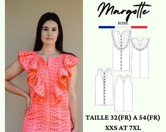 MARGOTTE PDF sewing pattern, dress