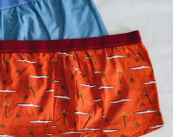 PDF sewing pattern TONY, men's and children's boxers