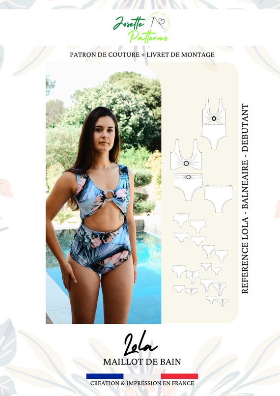 Lola - Womens Swimsuit - Josette Patterns Lola - Womens Swimsuit - Josette Patterns