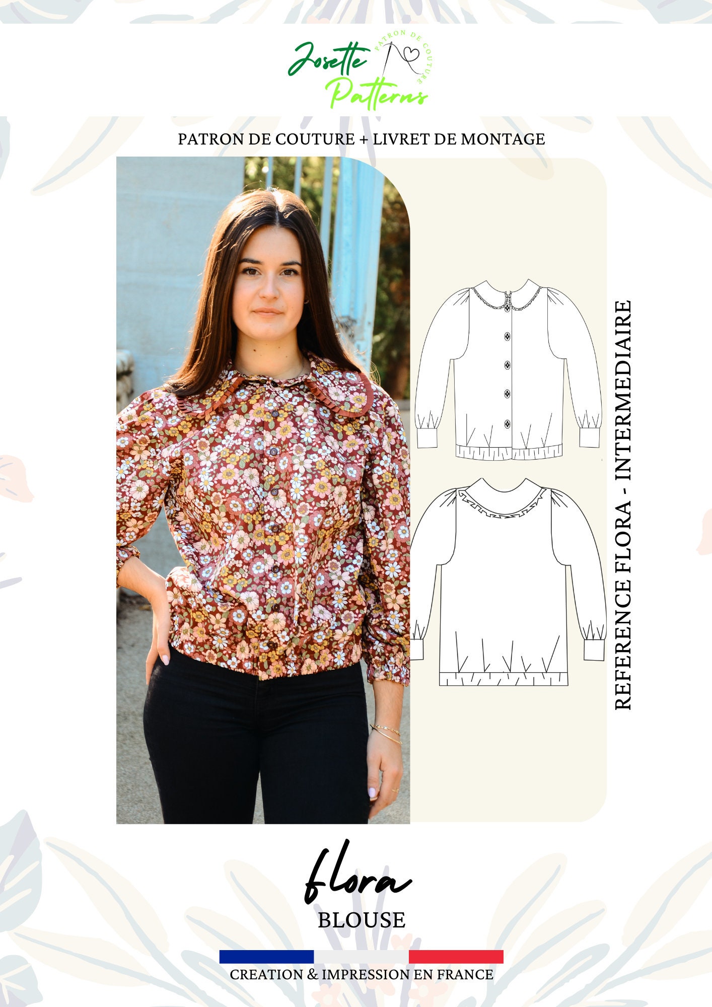 Elza - Womens Top - Josette Patterns Elza - Womens Top - Josette Patterns
