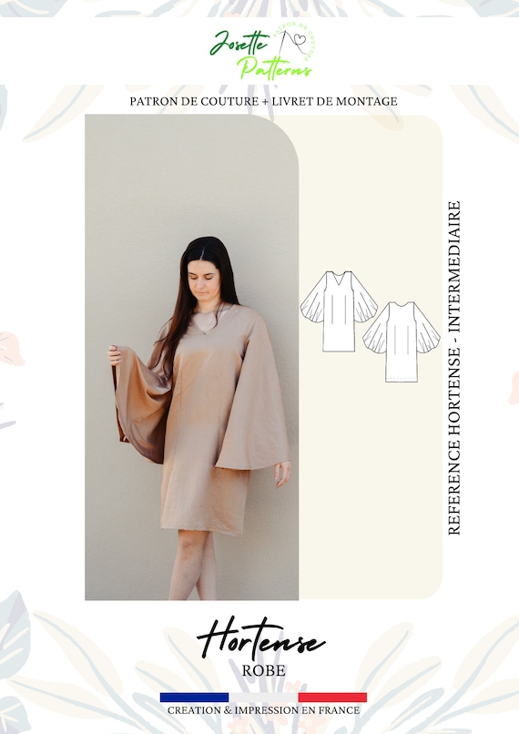 Hortense - Womens Dress - Josette Patterns Hortense - Womens Dress - Josette Patterns