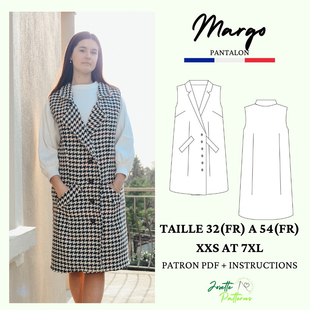 Margo Pattern PDF Sewing Pattern Margo Fitted Tailored Dress - Etsy