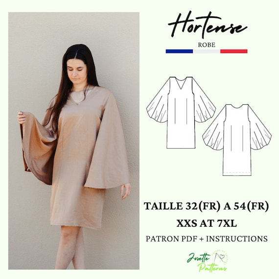 Hortense - Womens Dress - Josette Patterns Hortense - Womens Dress - Josette Patterns