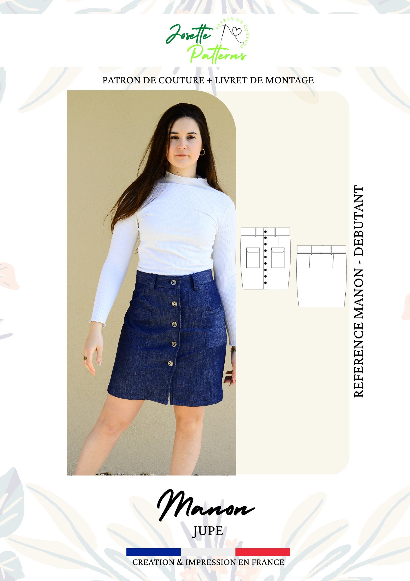 Manon - Womens Skirt- Josette Patterns Manon - Womens Skirt- Josette Patterns