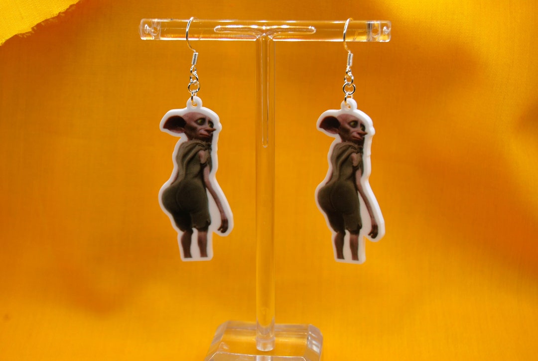 JESUSHAIN Wizard Geschenkset - Dobby Socken & Schlüsselanhänger Harry Potter