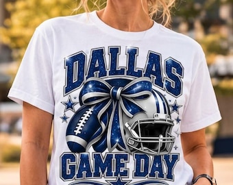 Dallas Cowboys Glitter Helmet Football PNG, Game Day Sublimation Design