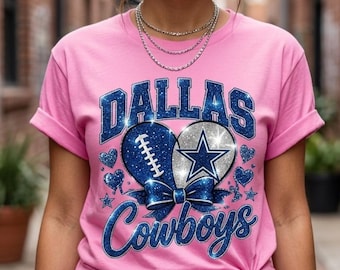 Dallas Cowboys Glitter Helmet Football PNG, Game Day Sublimation Design