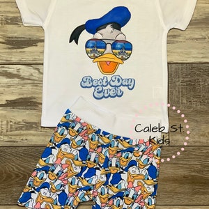 Donald Magic Kingdom MK Baby or Toddler Set / Baby or Toddler Boy Shorts / Magic Outfit