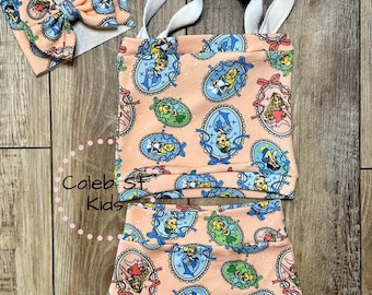 Disney Halter Set Baby or Toddler Halter Set / Baby Bummies / Biker Shorts / Magic Outfit