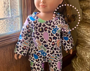 18" Doll Clothing Set / Doll Clothes / Oh The Places You'll Go