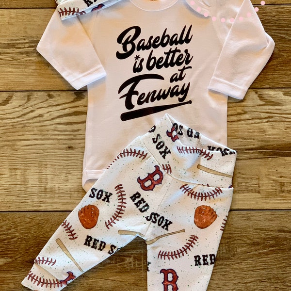 Boys Baseball Leggings Outfit / Boys Baby Outfit / Cute Summer Baseball Baby Outfit / Baby Leggings Set / Baby leggings pants