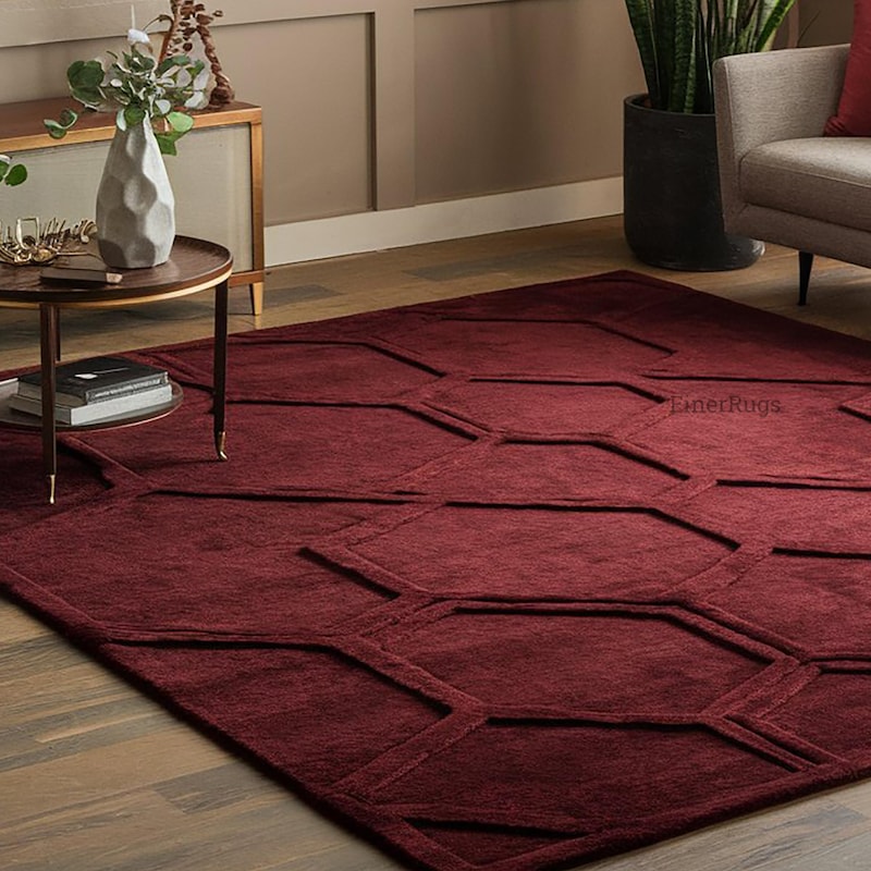 Hexagonal Rug - Etsy