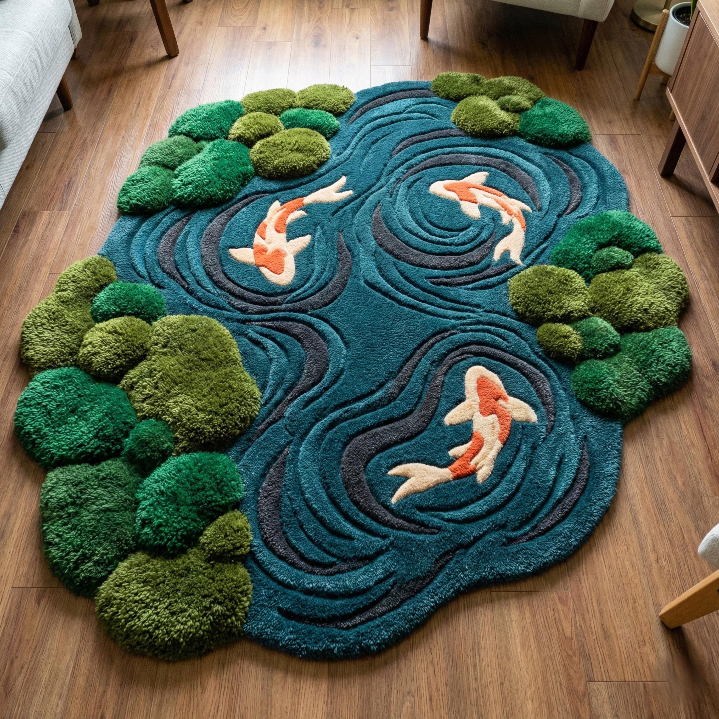 Koi Tuft Rug - Etsy