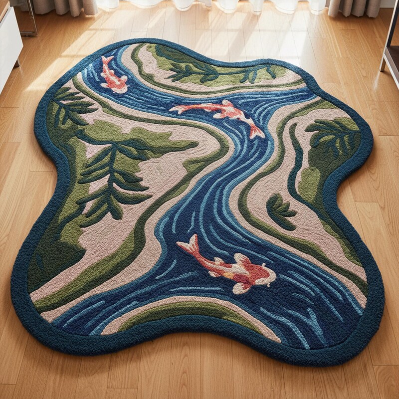 River Rug Custom River Rug - Etsy