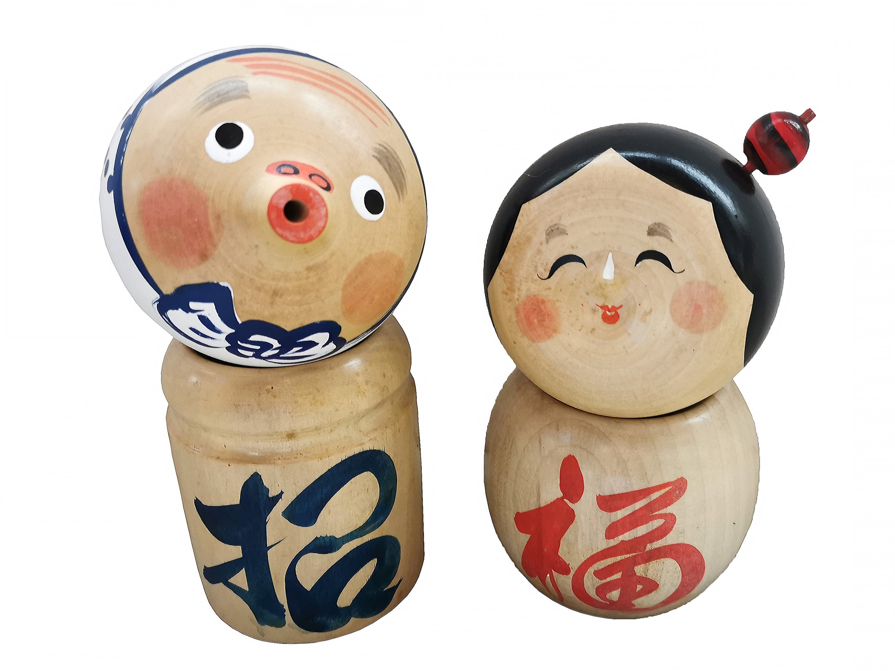 Hyottoko And Okame Etsy Hyottoko And Okame Etsy