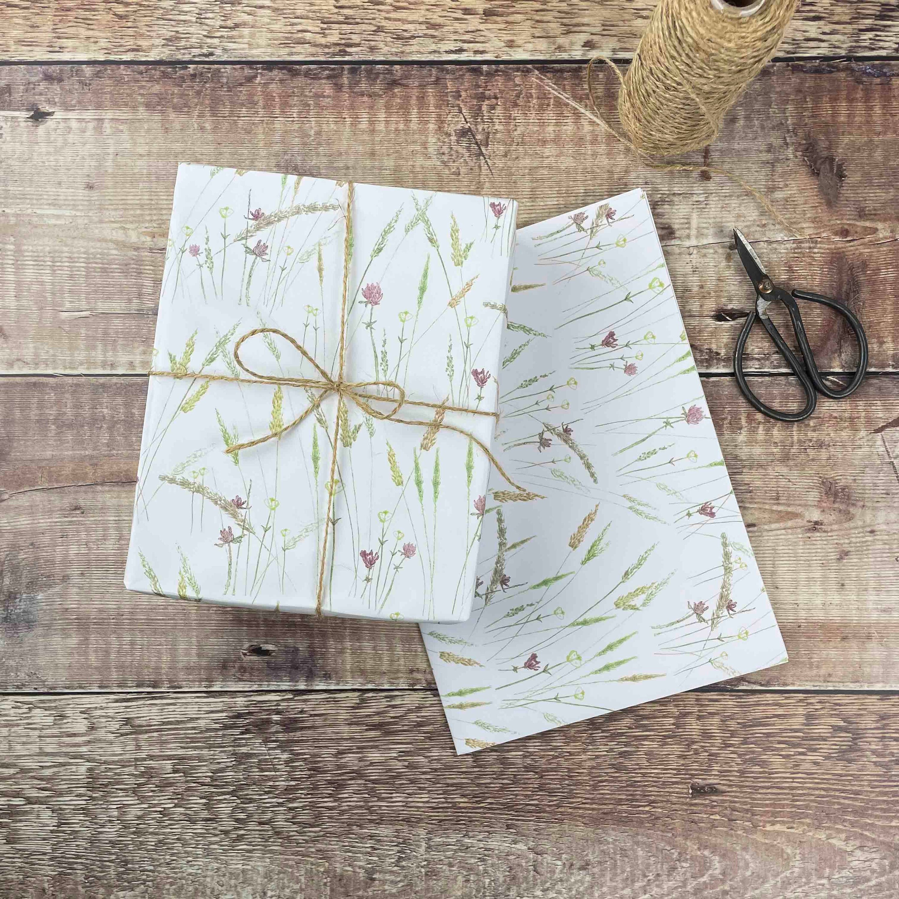 material bouquet wrapping paper