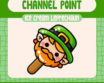 Kawaii Leprechaun Popsicle Twitch Channel Point St Patricks Day Reward
