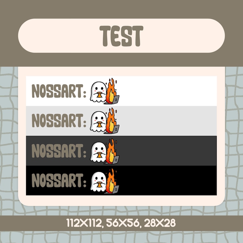 Chilling Ghost Animated Emote for Twitch and Discord, Kawaii Ghost with Coffee and Burning Laptop for Spooky Season and Halloween Streams