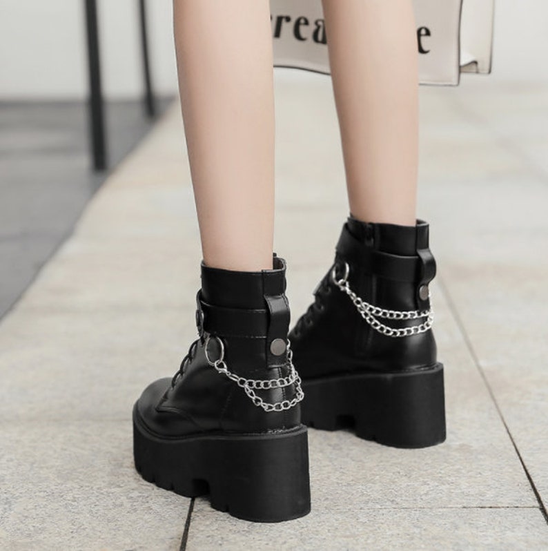 mens platform boots goth