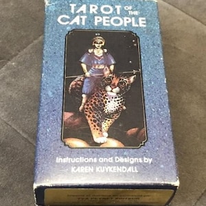 US Games Tarocchi Dei Gatti (Tarot Of The Cat People) | Mazzo Con Illustrazioni E Tema Felino