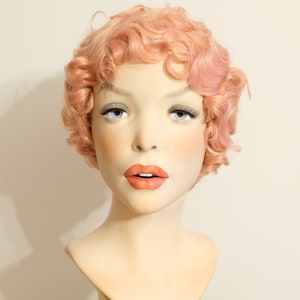 Manichino Mannequin Cappello Testa Art Deco anni &#39;30 Art Nouveau Moda Busto Design proprio PLA 3D Dipinto a mano Retro Marilyn Monroe Vecchia Hollywood