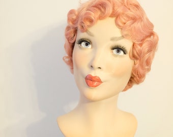 Schaufensterpuppe Mannequin Hutkopf artdeko 30s jugendstill Mode Büste eigenes Design PLA 3D Handbemalt Retro marilyn monroe old hollywood