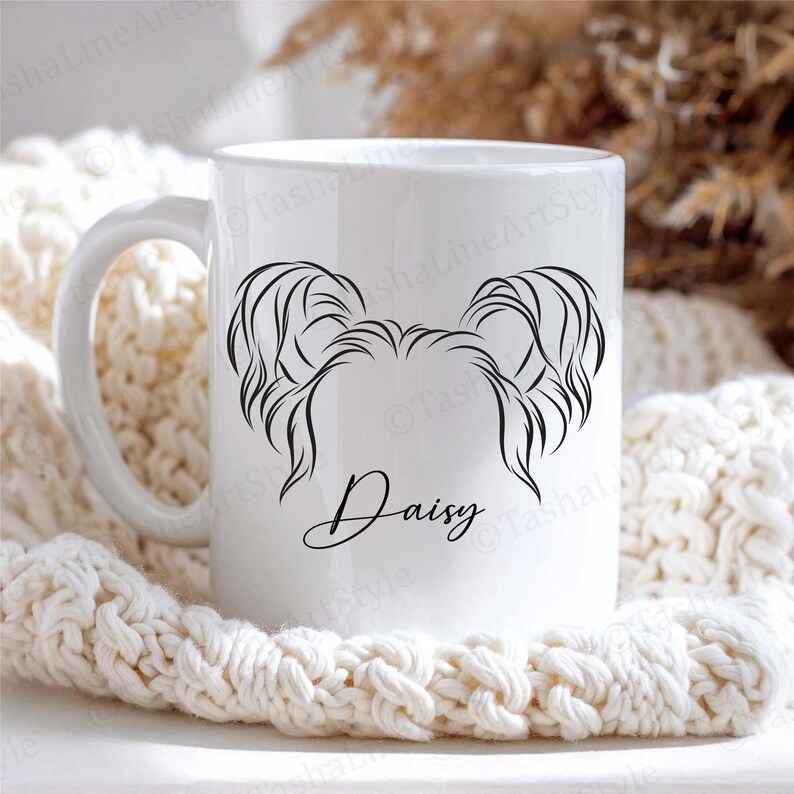 Arte lineal personalizado para orejas de mascota: Diseño de tatuaje conmemorativo para perro (archivo digital) imagen 9