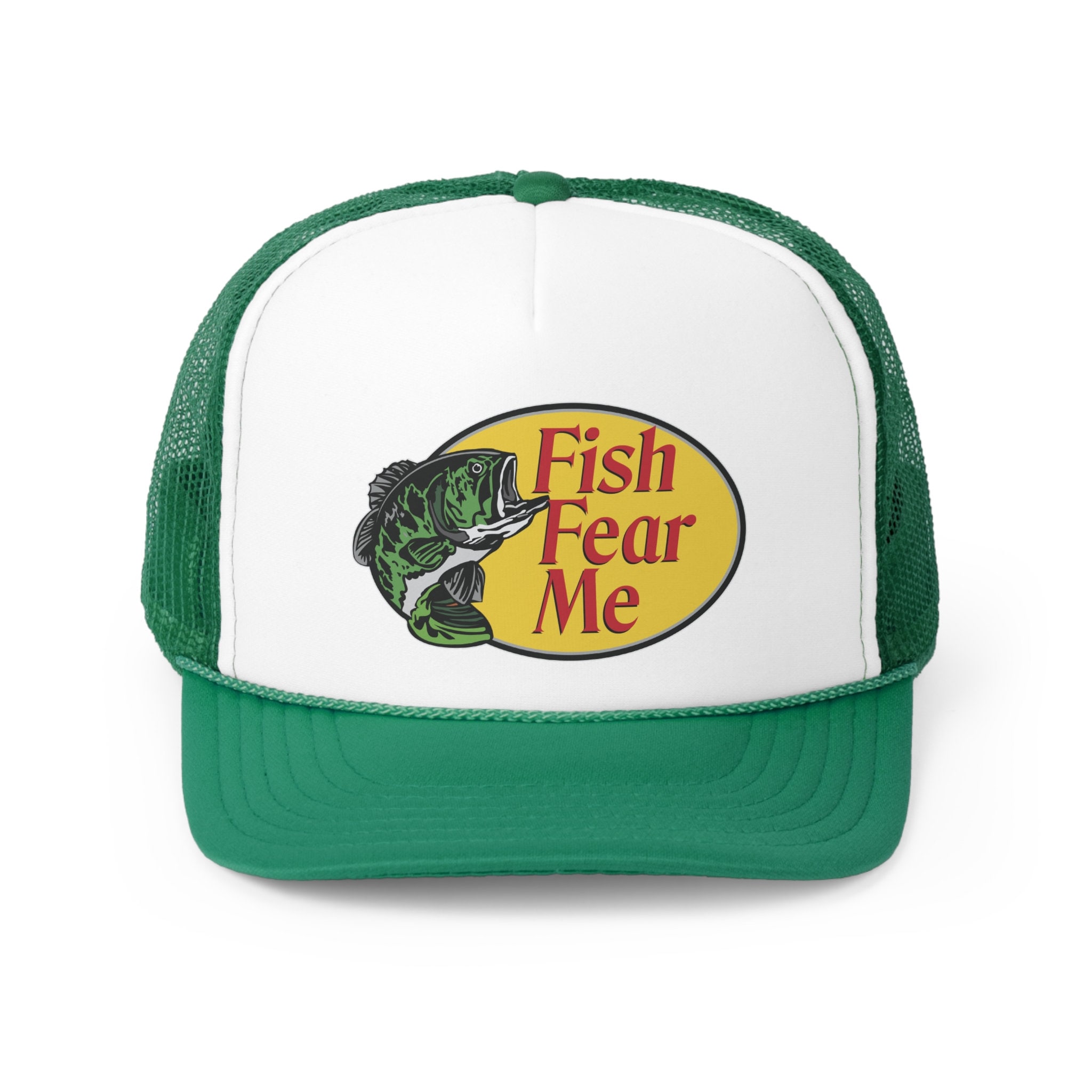 Fish Fear Me Custom Joke Trucker Hat (Bass Pro Shop Spoof)