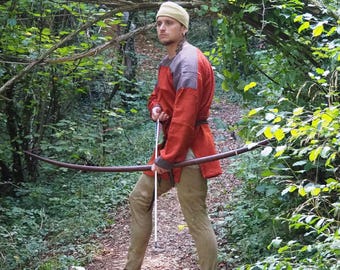Arco largo de 11,3 kg | Arco de madera tradicional para tiro con arco, reproducción medieval - Recreación histórica, LARP, regalo para él