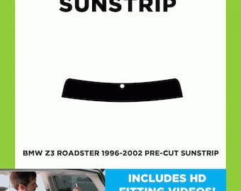 Pre Cut Getönte Sonnen Streifen - Für BMW Z3 Roadster 1996-2002 - 5% Limo Intern