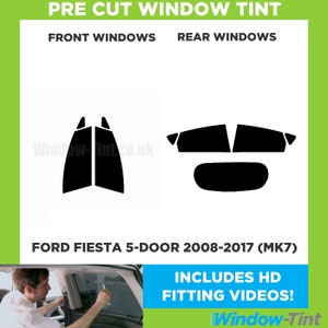 For Ford Fiesta 5-door - 2008 to 2017 (MK7) Pre Cut Car Window Tint Kit - Front/Rear/All Windows - Various Shades