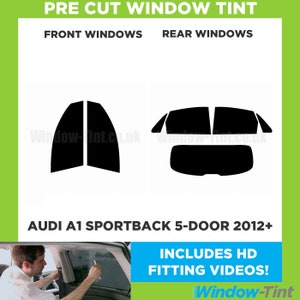 For Audi A1 Sportback 5-door - 2012 and newer Pre Cut Car Window Tint Kit - Front/Rear/All Windows - Various Shades