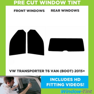 For VW Transporter T6 Van (Hatchback boot) - 2015 and newer Pre Cut Car Window Tint Kit - Front/Rear/All Windows - Various Shades