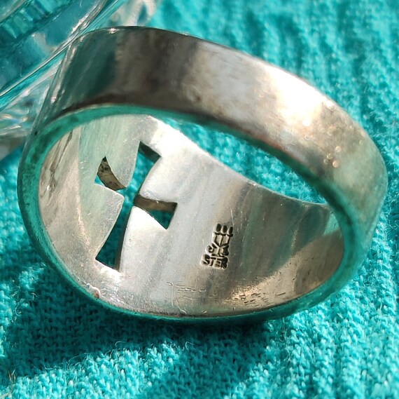James Avery Sterling Silver Cross Cutout Ring - image 5
