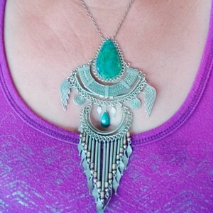 Vintage Boho Statement Necklace