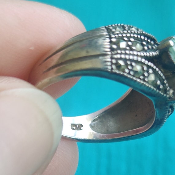Beautiful Sterling Silver Statement Ring - image 6