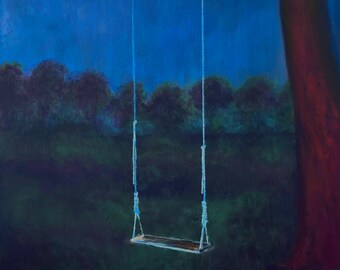 Tree Swing Art Print