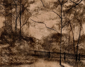 A View from the Mausoleum/ Missouri Botanical Garden Print