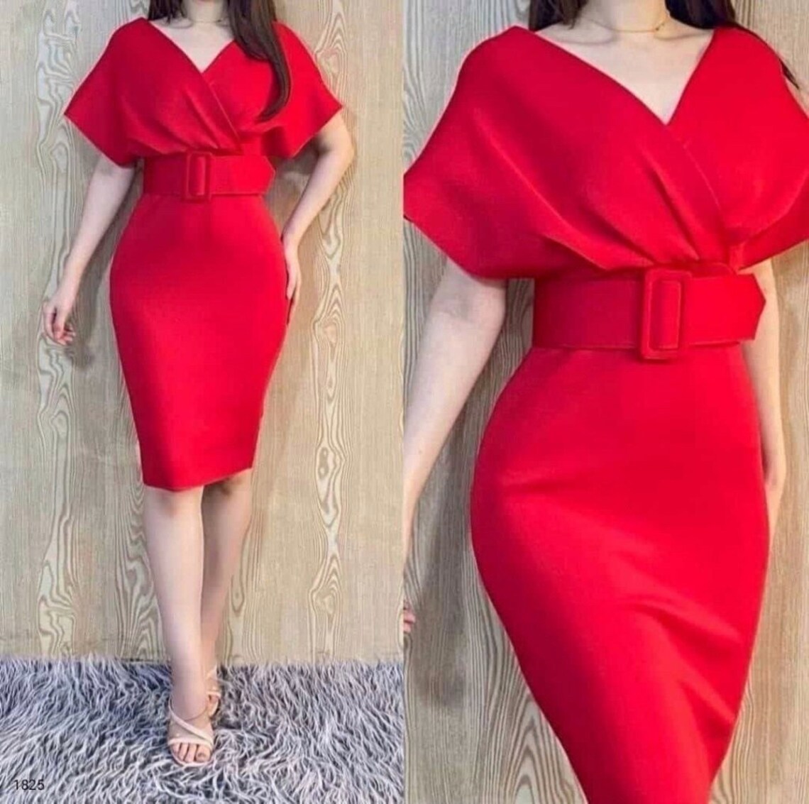 Engagement Dress Cocktail Midi Dress Formal Wedding Dress Etsy