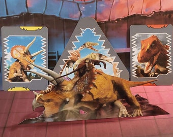 Dinosaur King Set Diorama - Critical Block Velociraptor - Metal Ungleichgewicht (Folge 36)