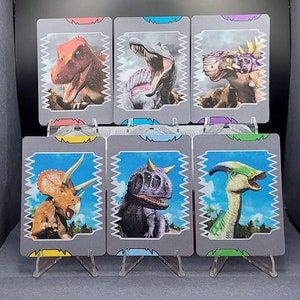 Cartões de réplica de anime do Dinosaur King