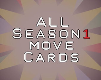 Todas las cartas de movimiento de Dinosaur King de la temporada 1