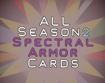 Todas las cartas de armadura espectral de Dinosaur King de la temporada 2