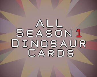 Todas las tarjetas de dinosaurios de la temporada 1 de Dinosaur King
