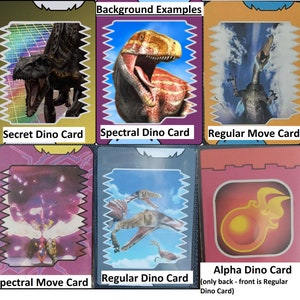 Custom Dinosaur King Cards - Etsy